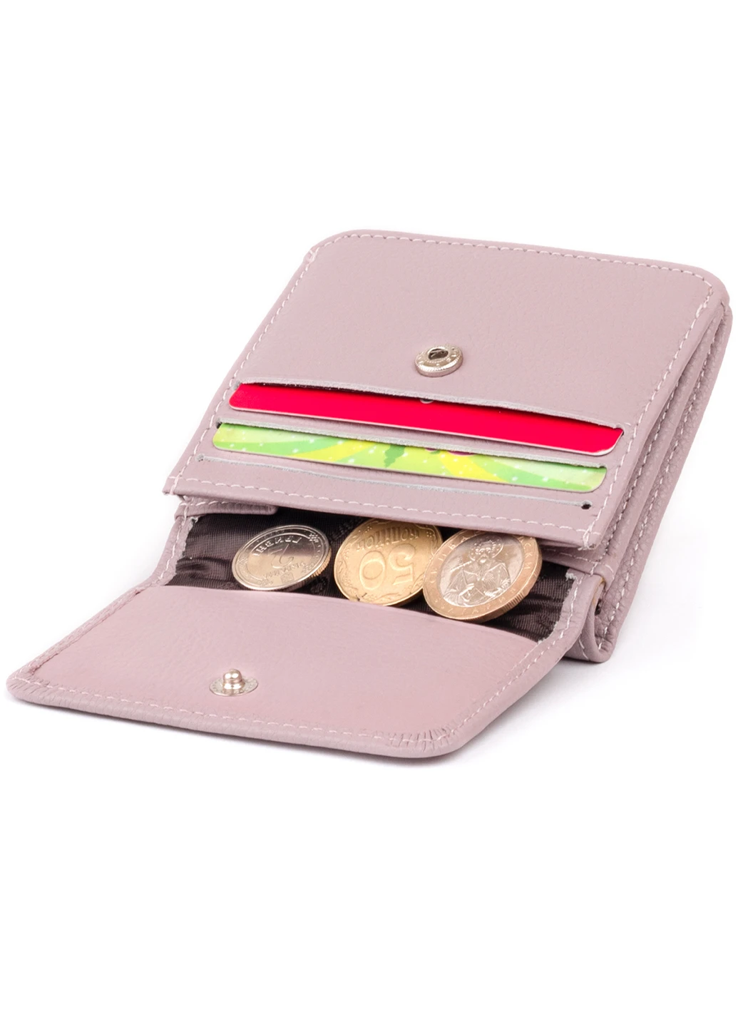 Жіночий шкіряний гаманець 9,5х9х1 см st leather (252133824)