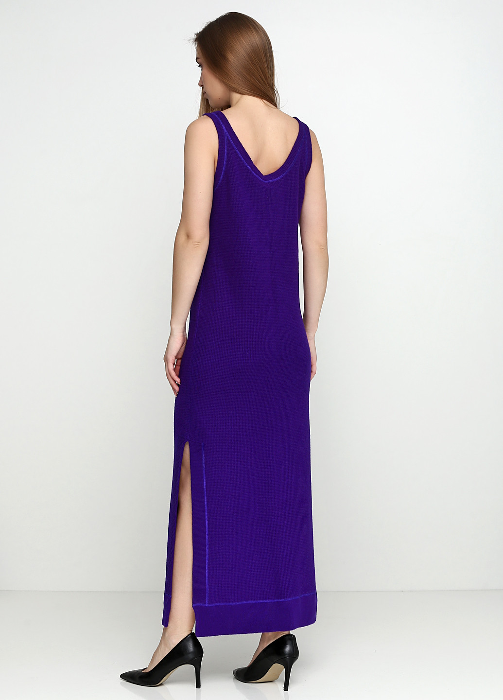 Фиолетовое кэжуал платье Ralph Lauren однотонное