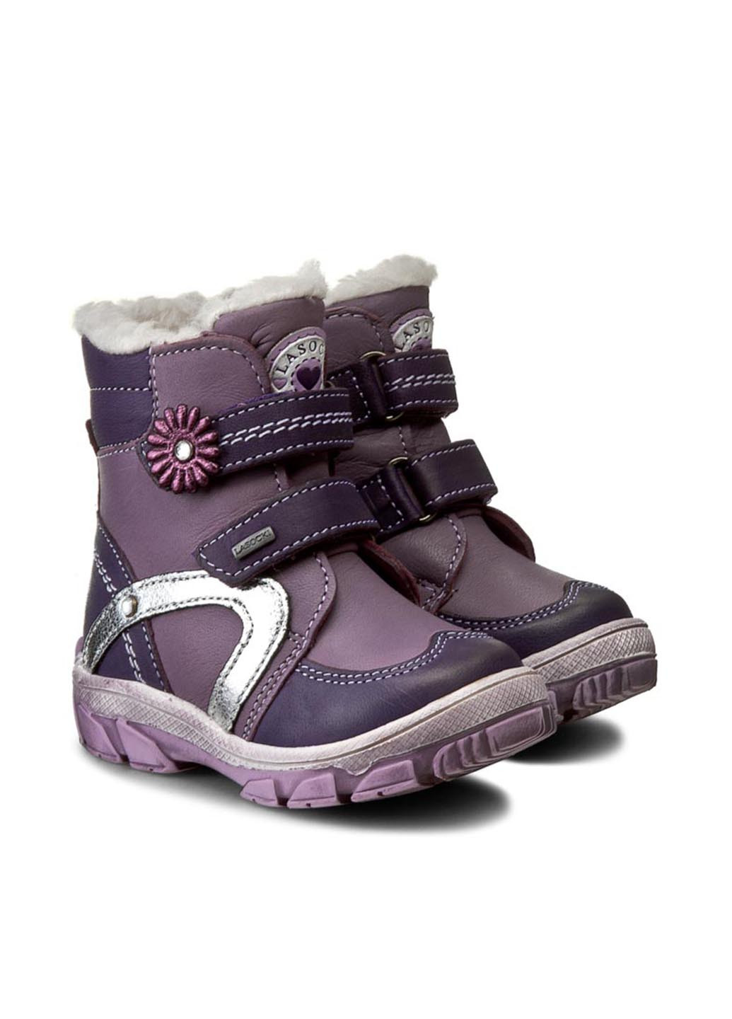 Фиолетовые кэжуал зимние чоботи lasocki kids ci12-2515-03 Lasocki Kids
