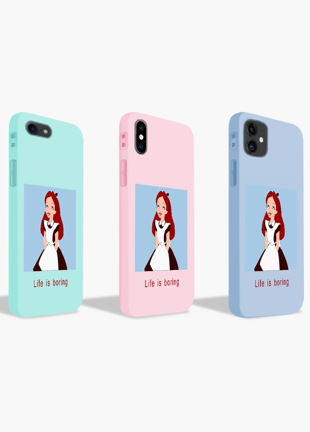 Чохол силіконовий Apple Iphone 8 plus Аліса скукота Дісней (Disney) (6154-1435) MobiPrint (219534669)