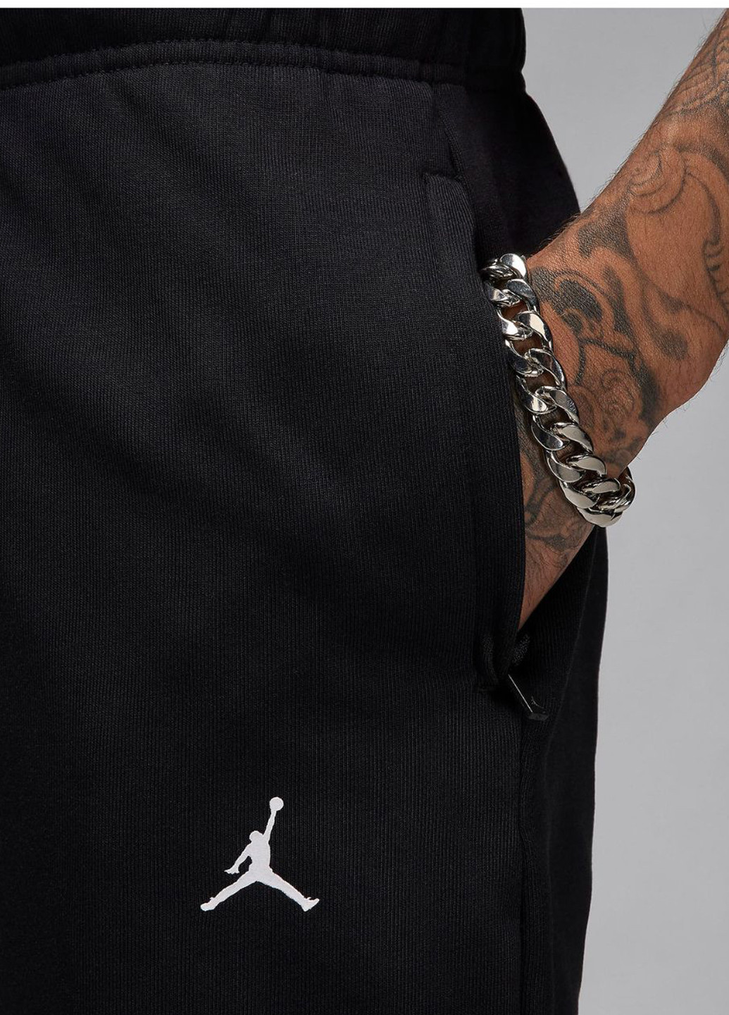 Черные спортивные демисезонные джоггеры брюки Jordan