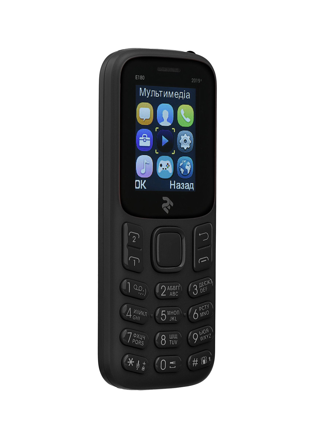 Мобильный телефон E180 2019 DUALSIM Black 2E 2E E180 2019 DUALSIM Black чёрный
