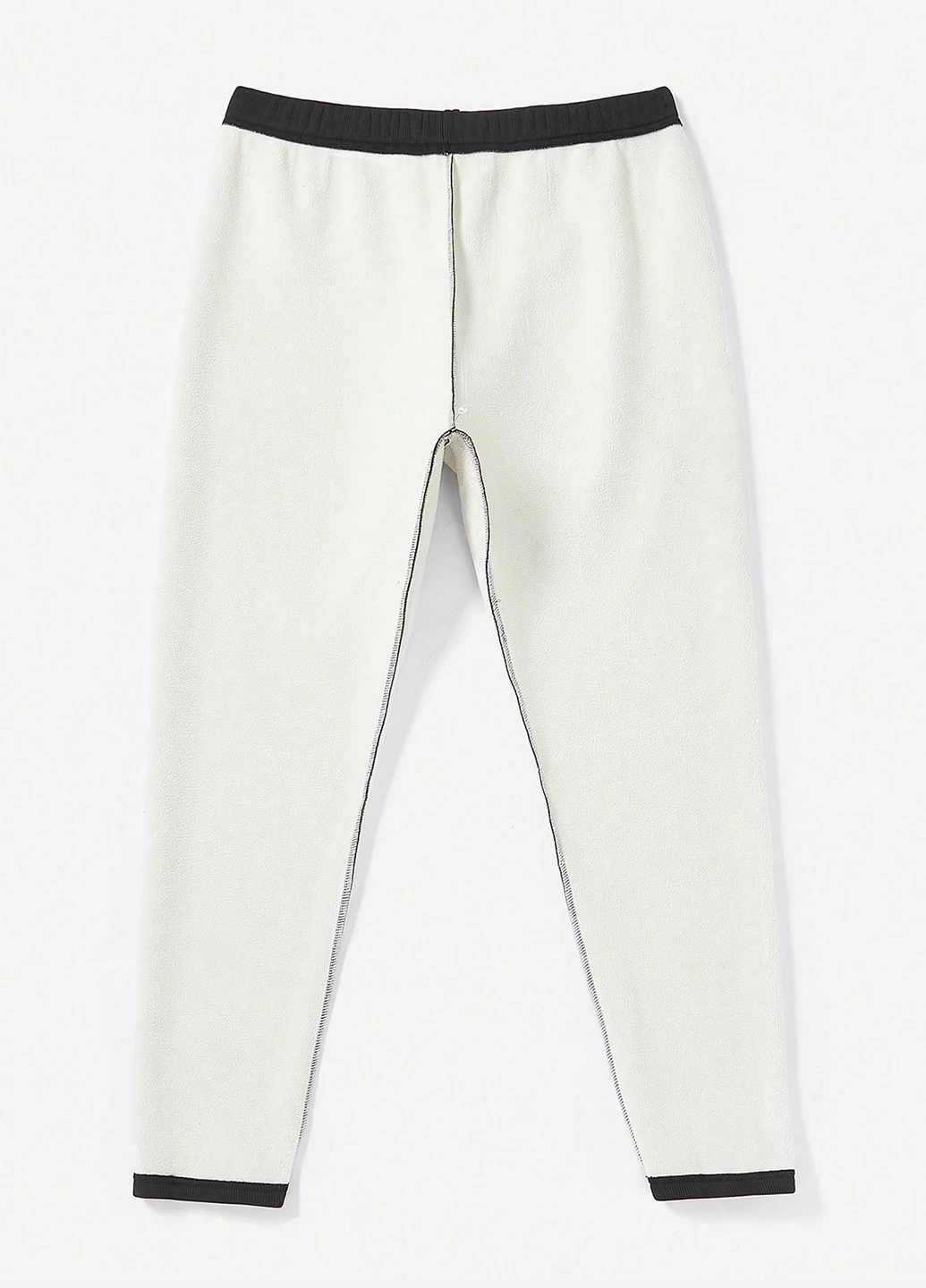 Черные зимние леггинсы SHEIN