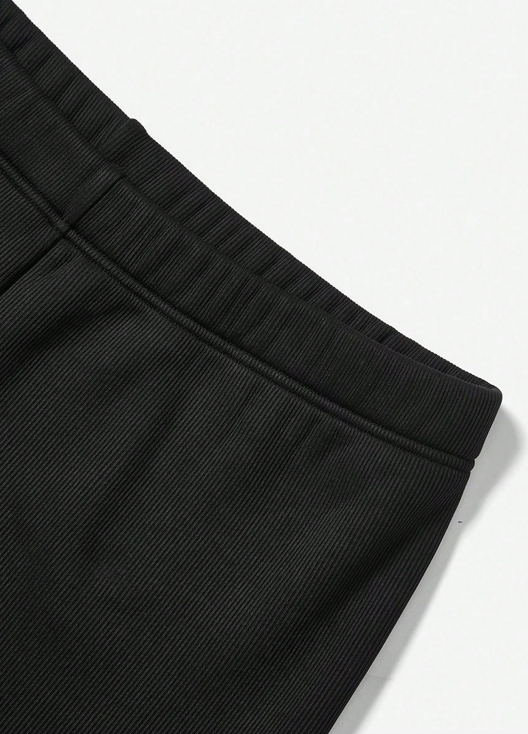 Черные зимние леггинсы SHEIN