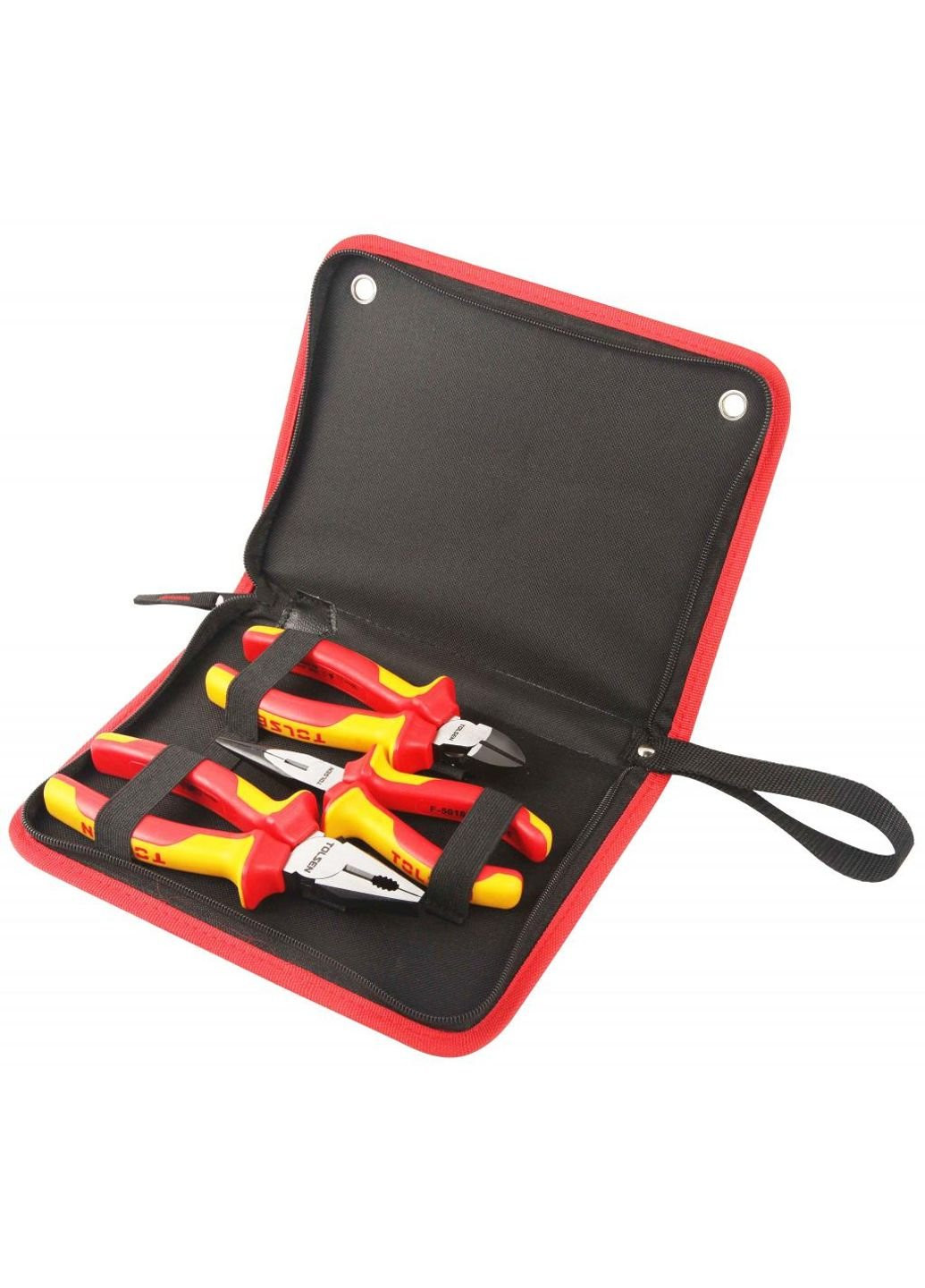 Набор инструментов плоскогубцев диелектрических VDE 3 шт Premium (V83103) Tolsen (252409880)