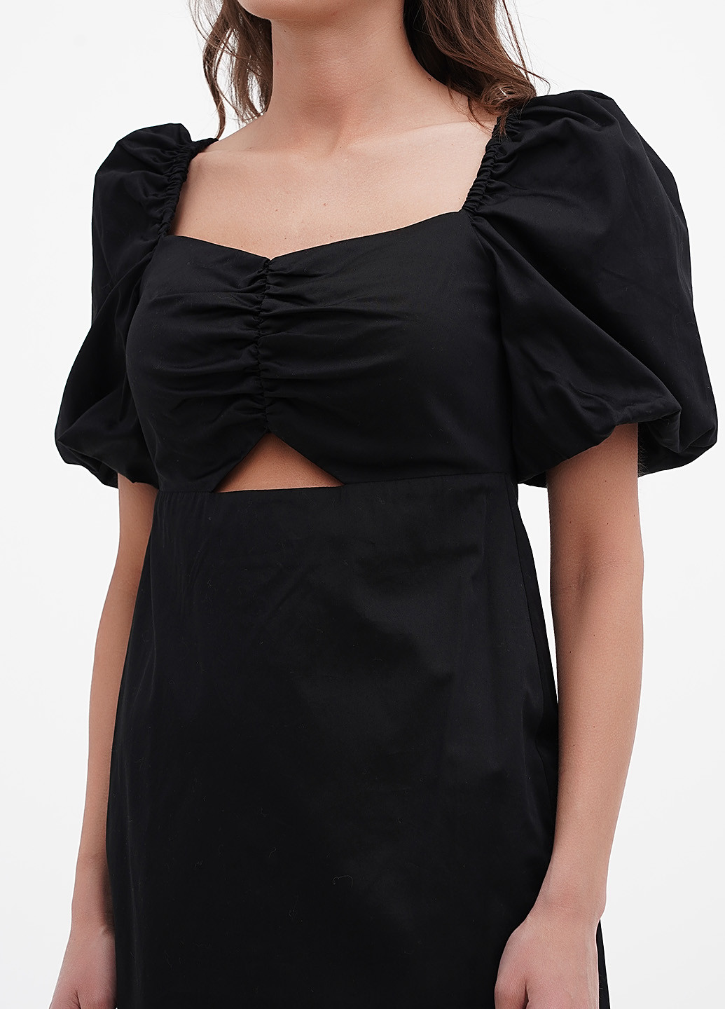 Черное кэжуал платье с открытой спиной Boden однотонное