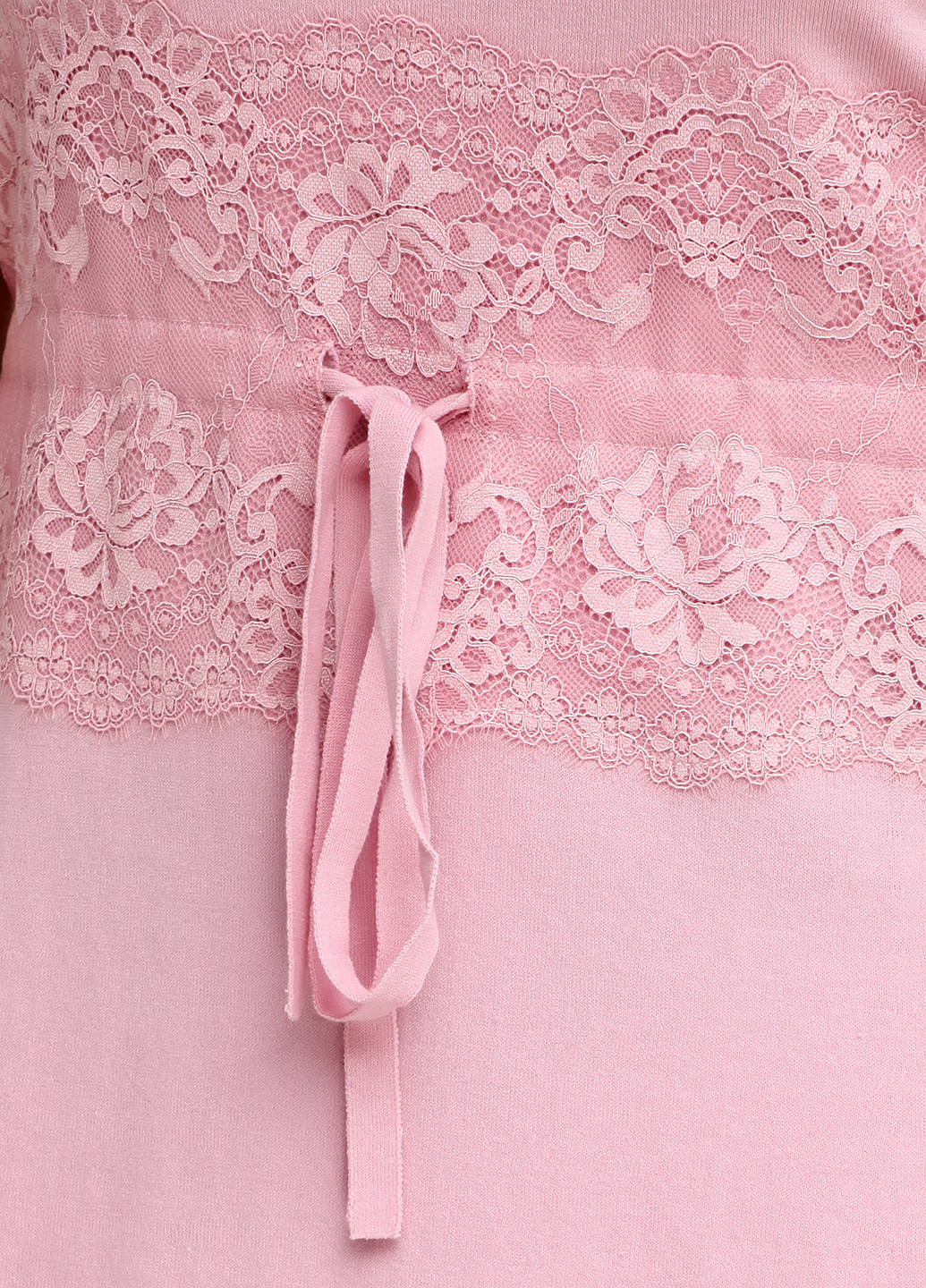 Розовое кэжуал платье Twin-Set однотонное