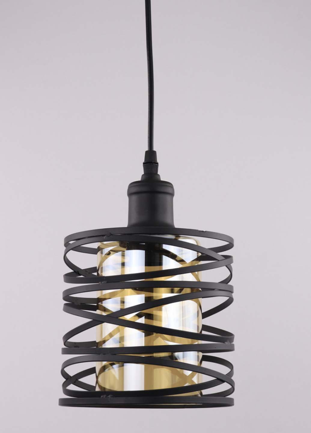 Люстра потолочная подвесная в стиле LOFT (лофт) 12333/1-br Черный 35х16х16 см. Handmade (234540064)