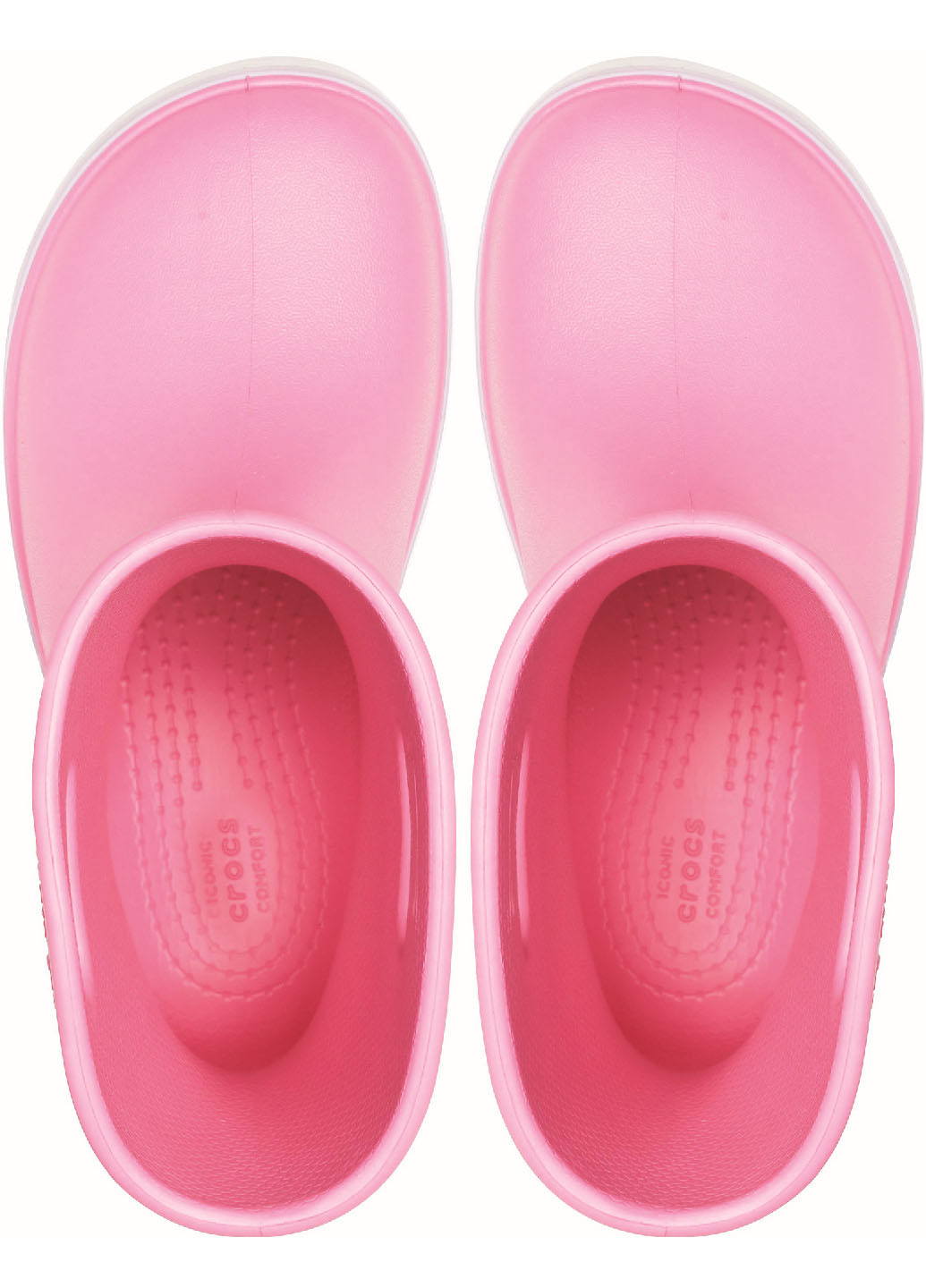 Розовые резиновые сапоги Crocs