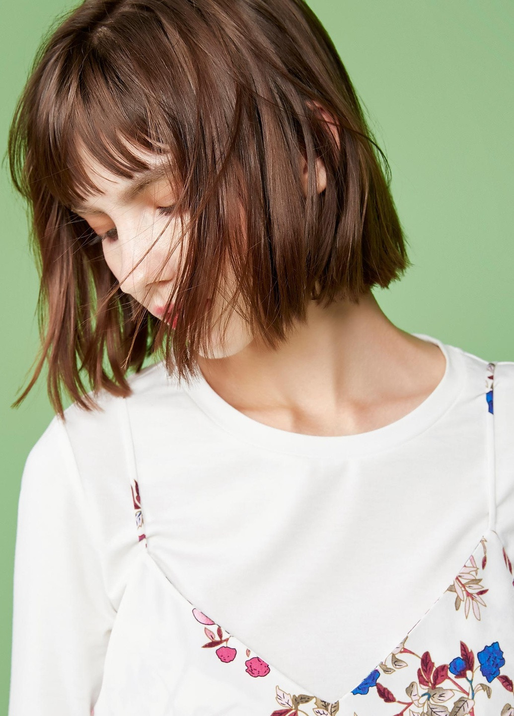 Комбинированное платье Only