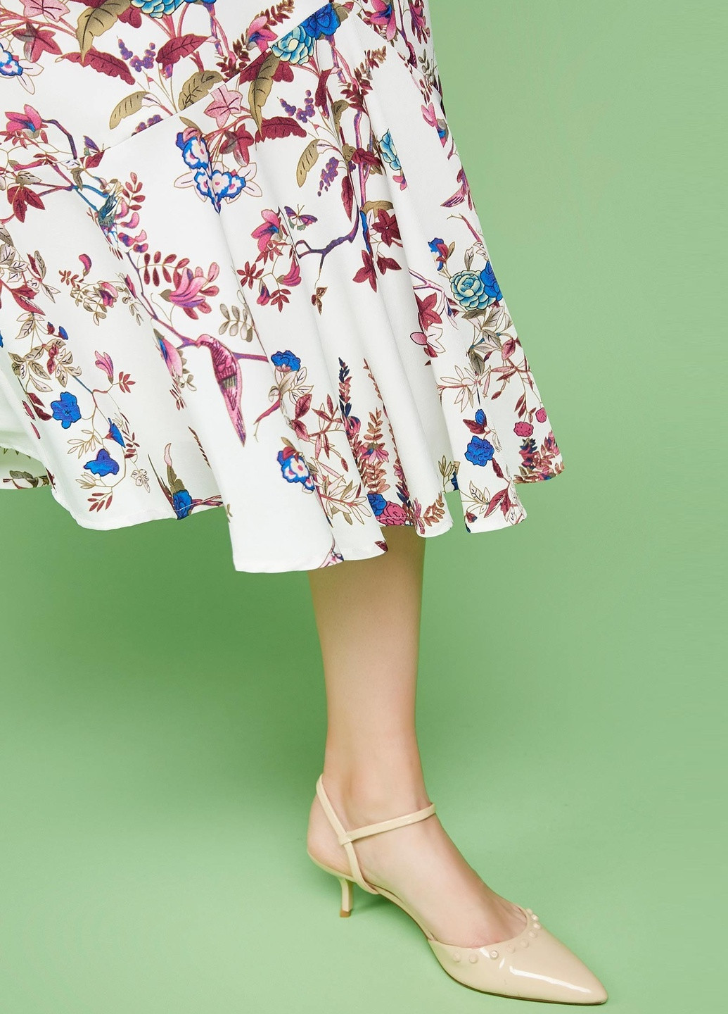 Комбинированное платье Only