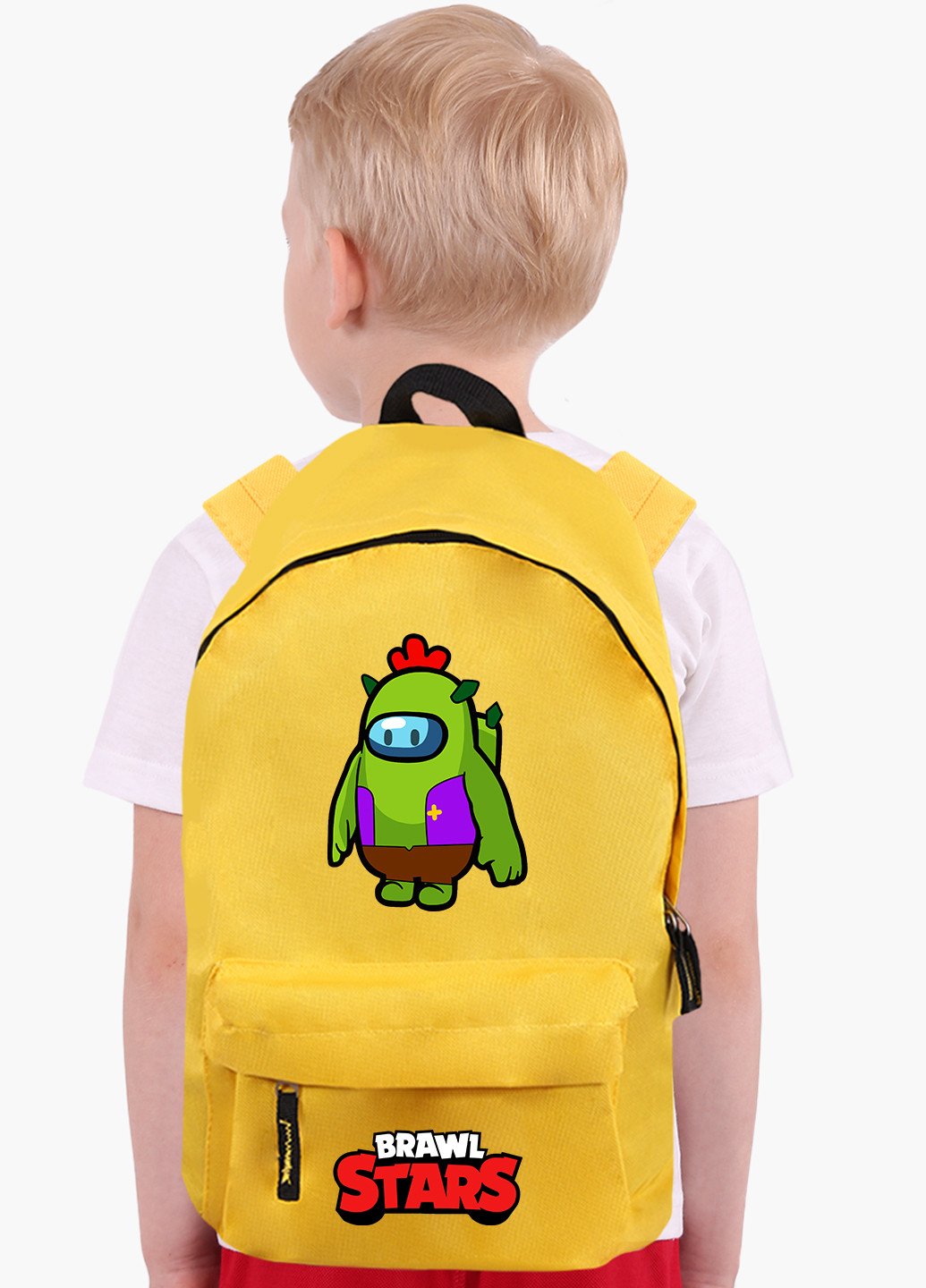 Детский рюкзак Спайк Бравл Старс Амонг Ас (Spike Brawl Stars with Pin Among Us) (9263-2590) MobiPrint (217832372)