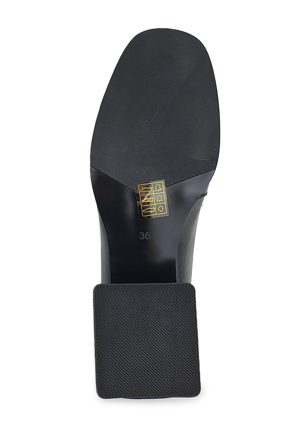 Стильні жіночі лофери чорного кольору на невисокому каблуці Brocoli (244376037)
