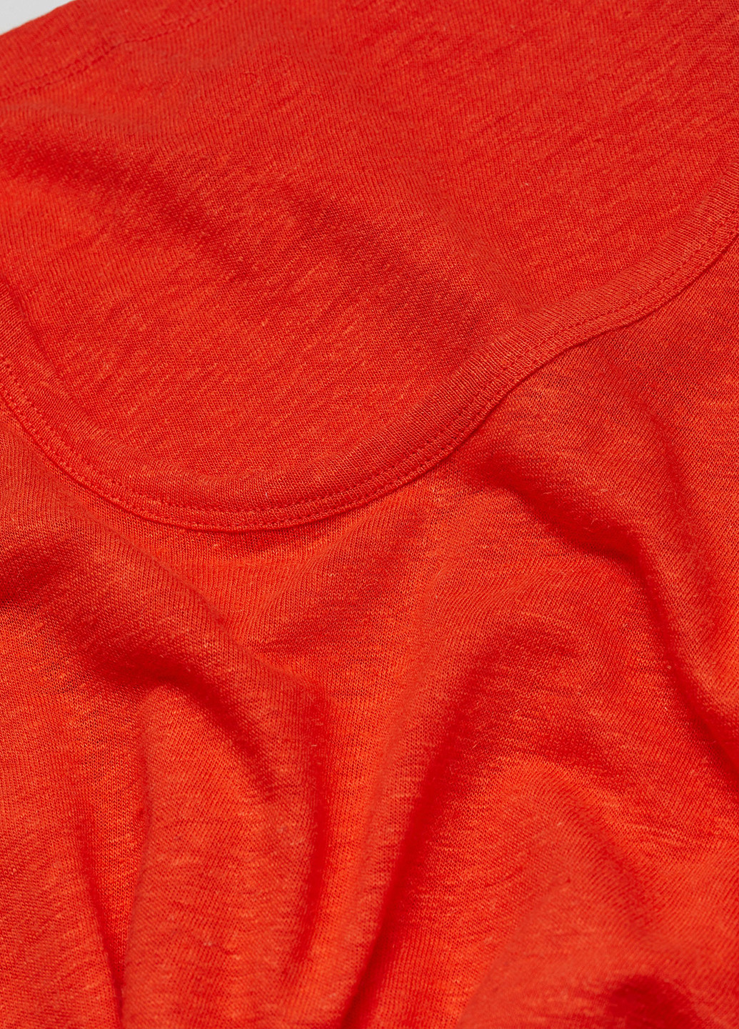 Светло-красное кэжуал платье платье-майка H&M однотонное