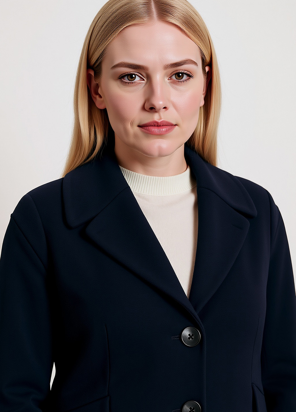 Індиго Кежуал напівпальто однобортне Reserved однотонне