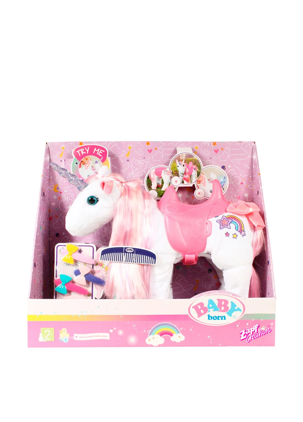 Интерактивная игрушка Фантастический единорог, 15х42х38 см BABY born (261249146)