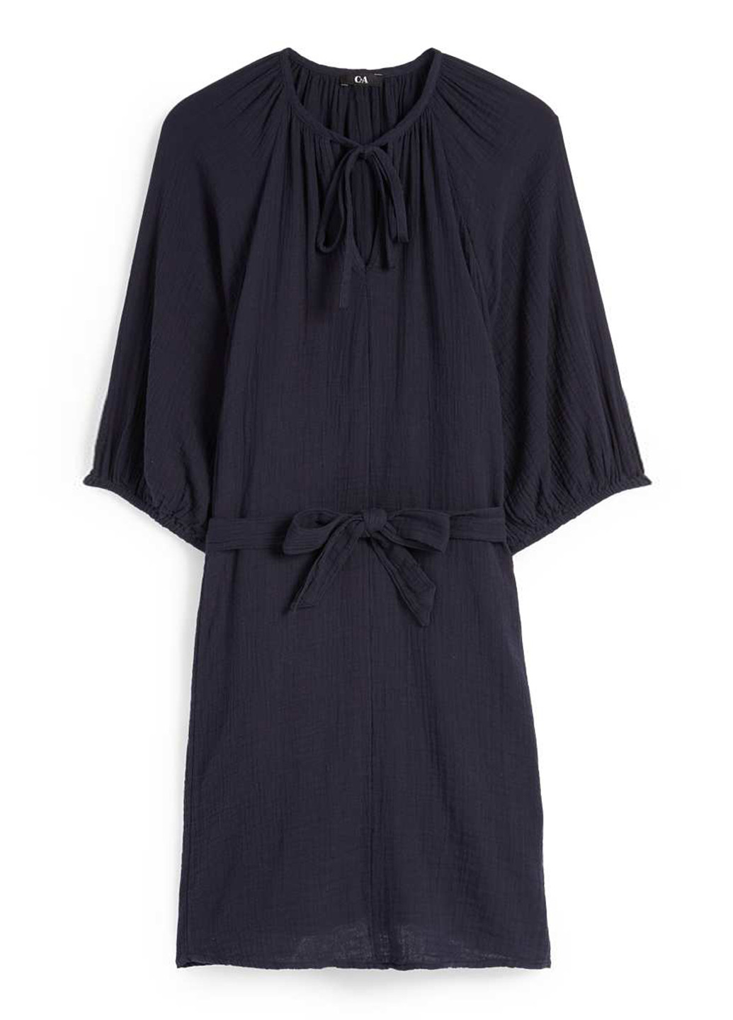 Темно-синее кэжуал платье C&A однотонное