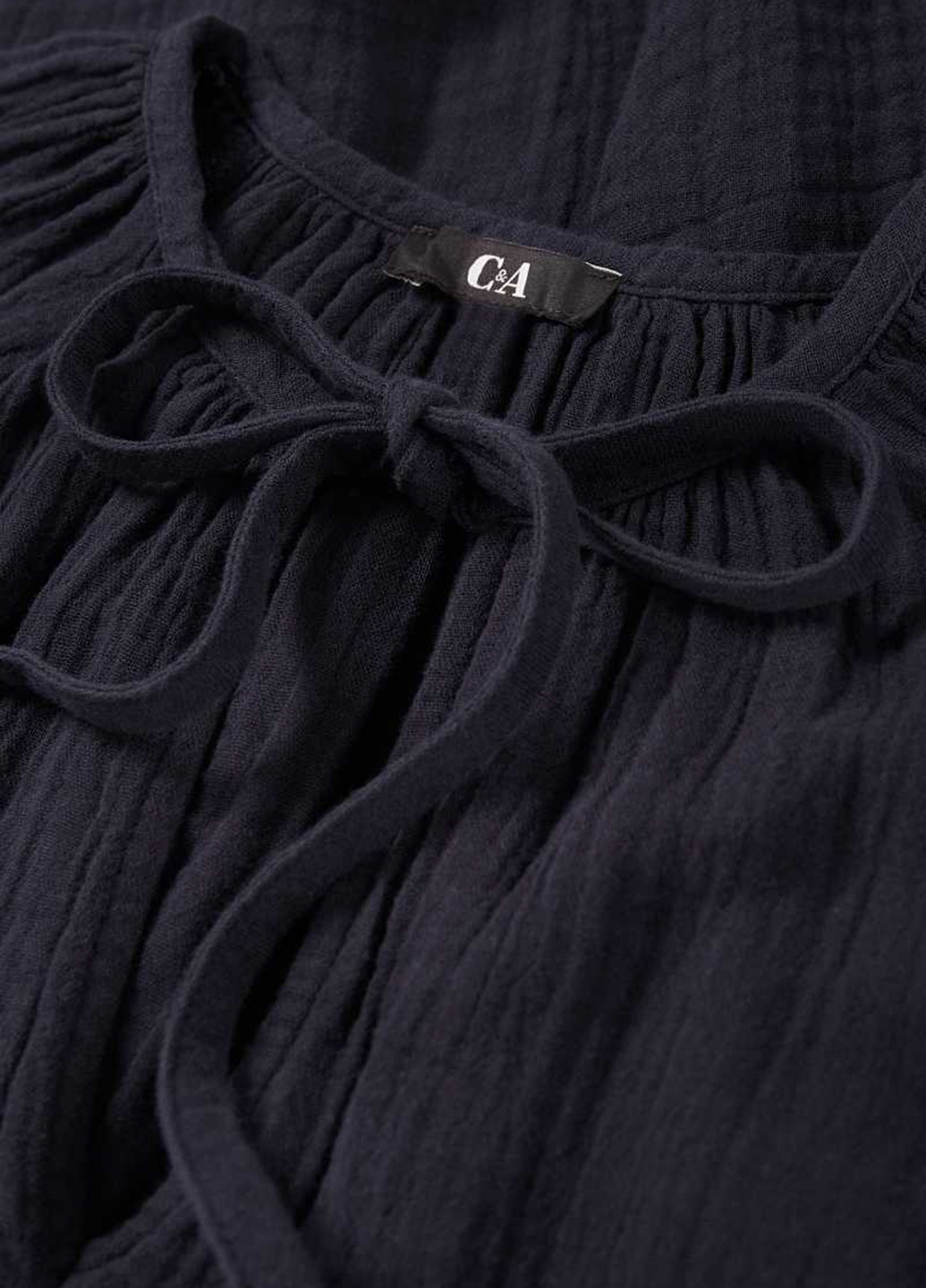 Темно-синее кэжуал платье C&A однотонное