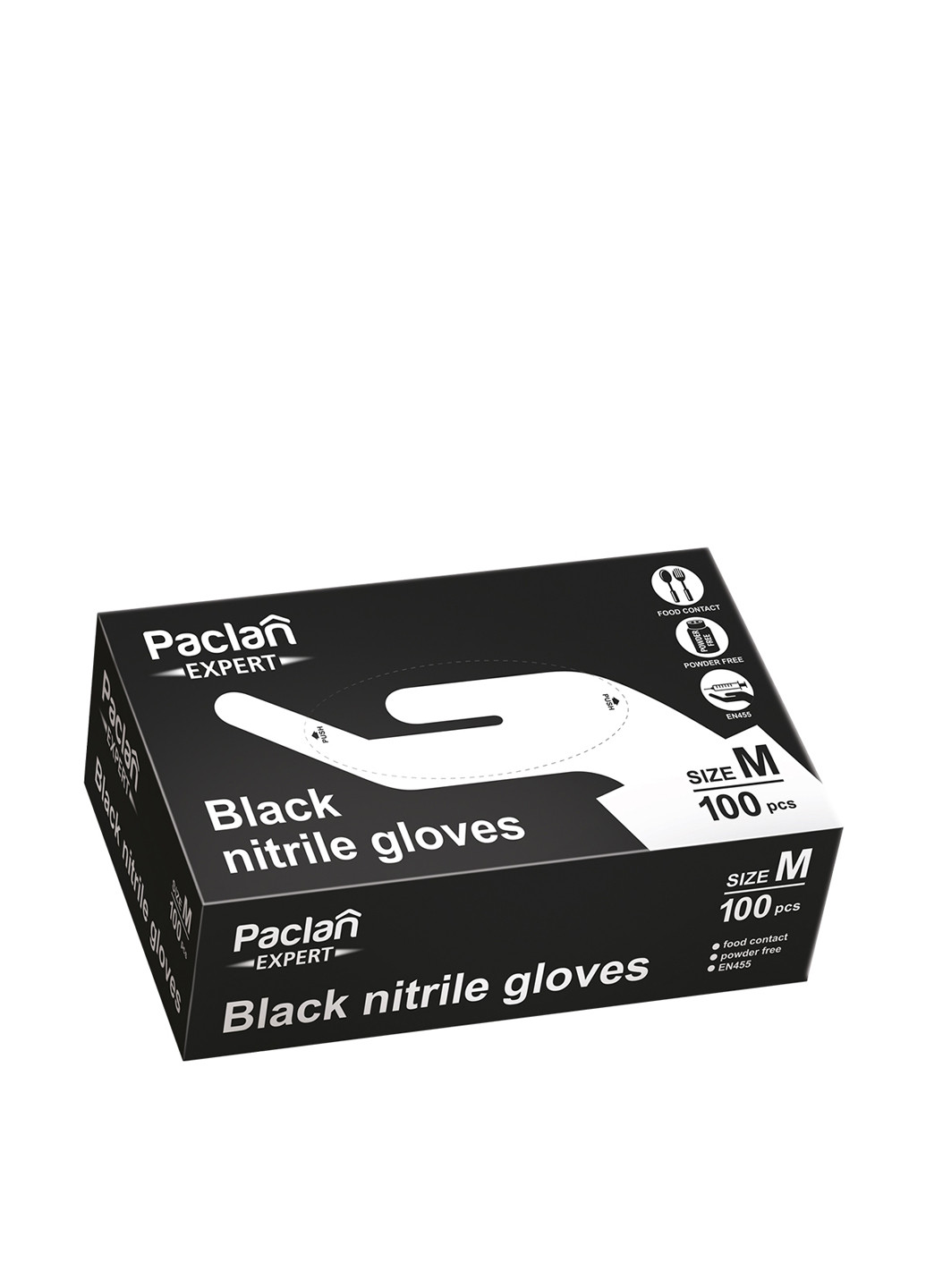 Перчатки нитриловые размер М (100 шт.) Paclan (286323485)
