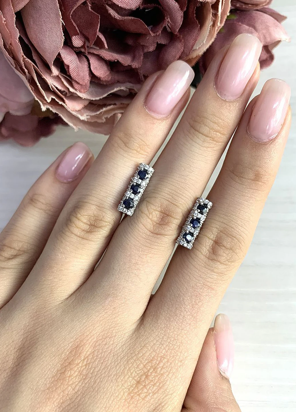 Серьги Silver Flame (152533088)