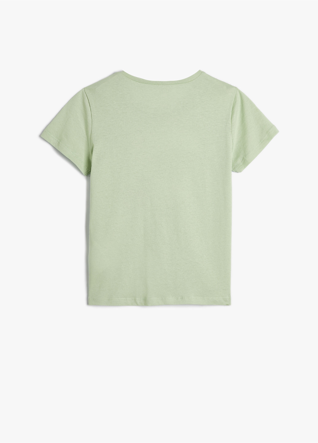 Светло-зеленая летняя футболка KOTON