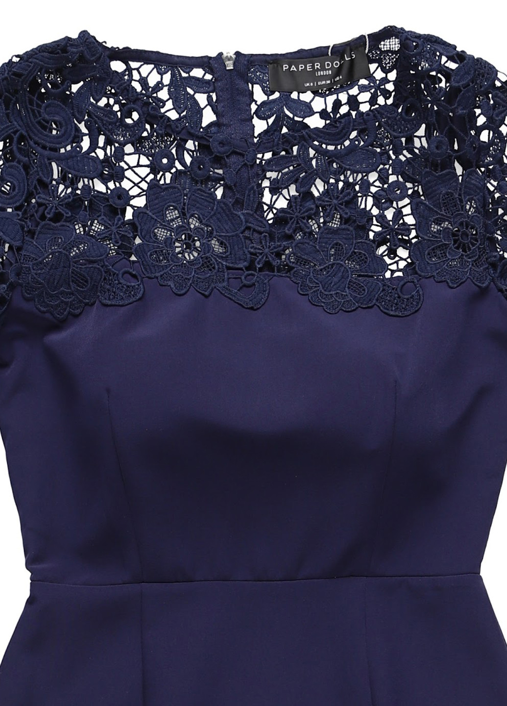 Темно-синее кэжуал платье футляр Paper Dolls однотонное