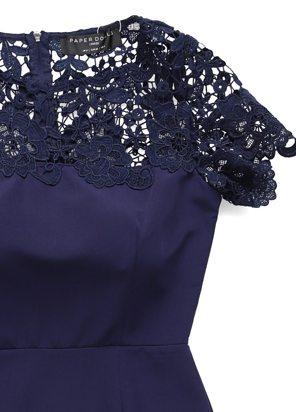 Темно-синее кэжуал платье футляр Paper Dolls однотонное