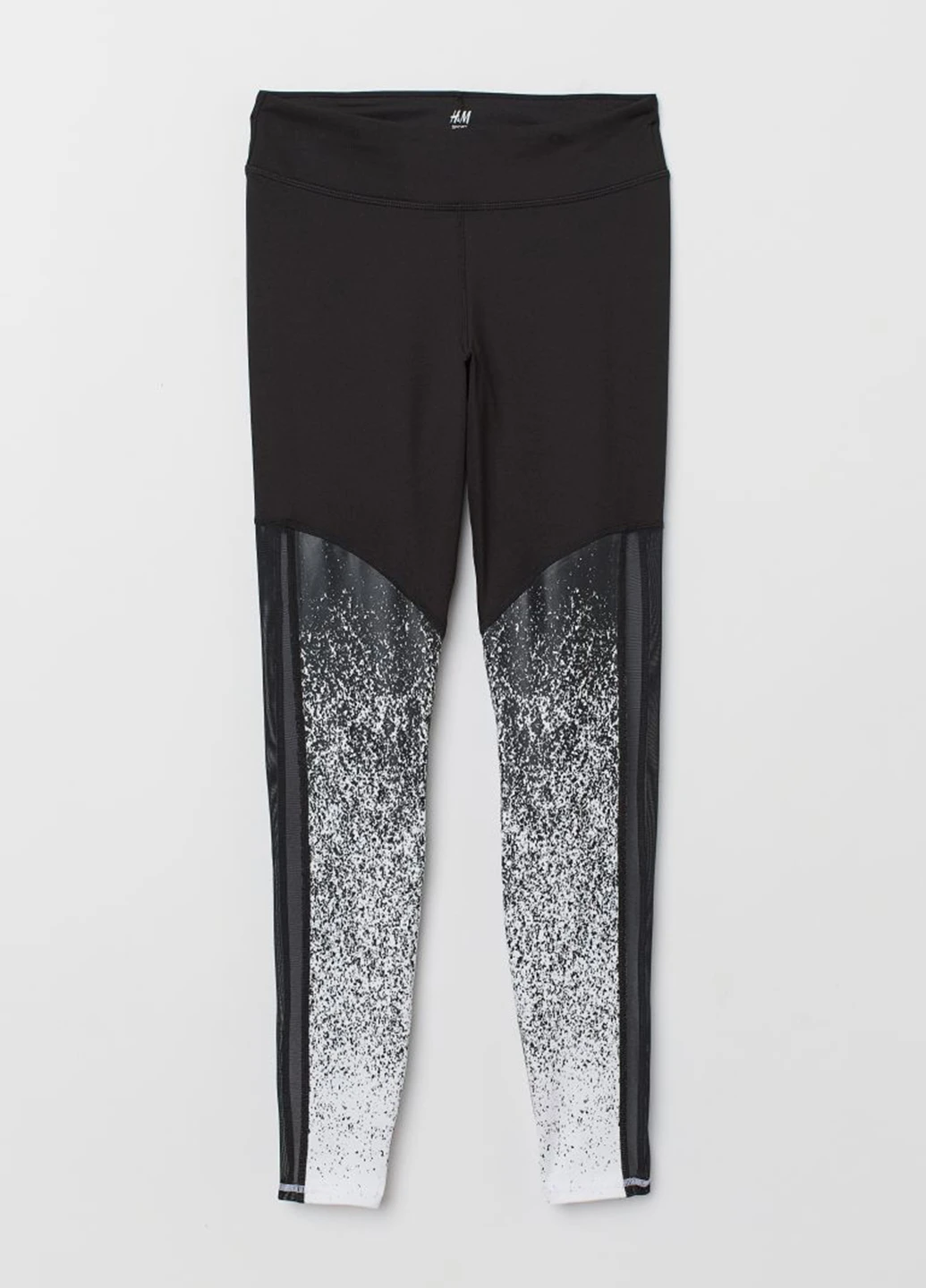Черные демисезонные леггинсы H&M