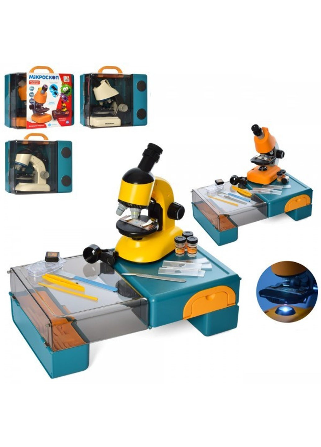 Ігровий набір Мікроскоп SK-0029-ABCD 23 см Limo Toy (254708947)
