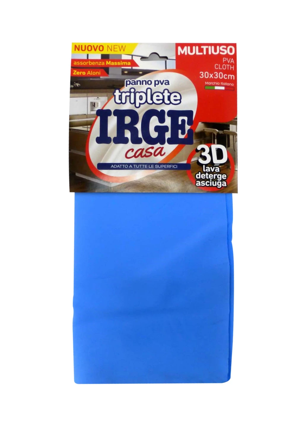 Універсальна ганчірка Triplete (миє, чистить, сушить) 30*40 см IRGE (253827737)