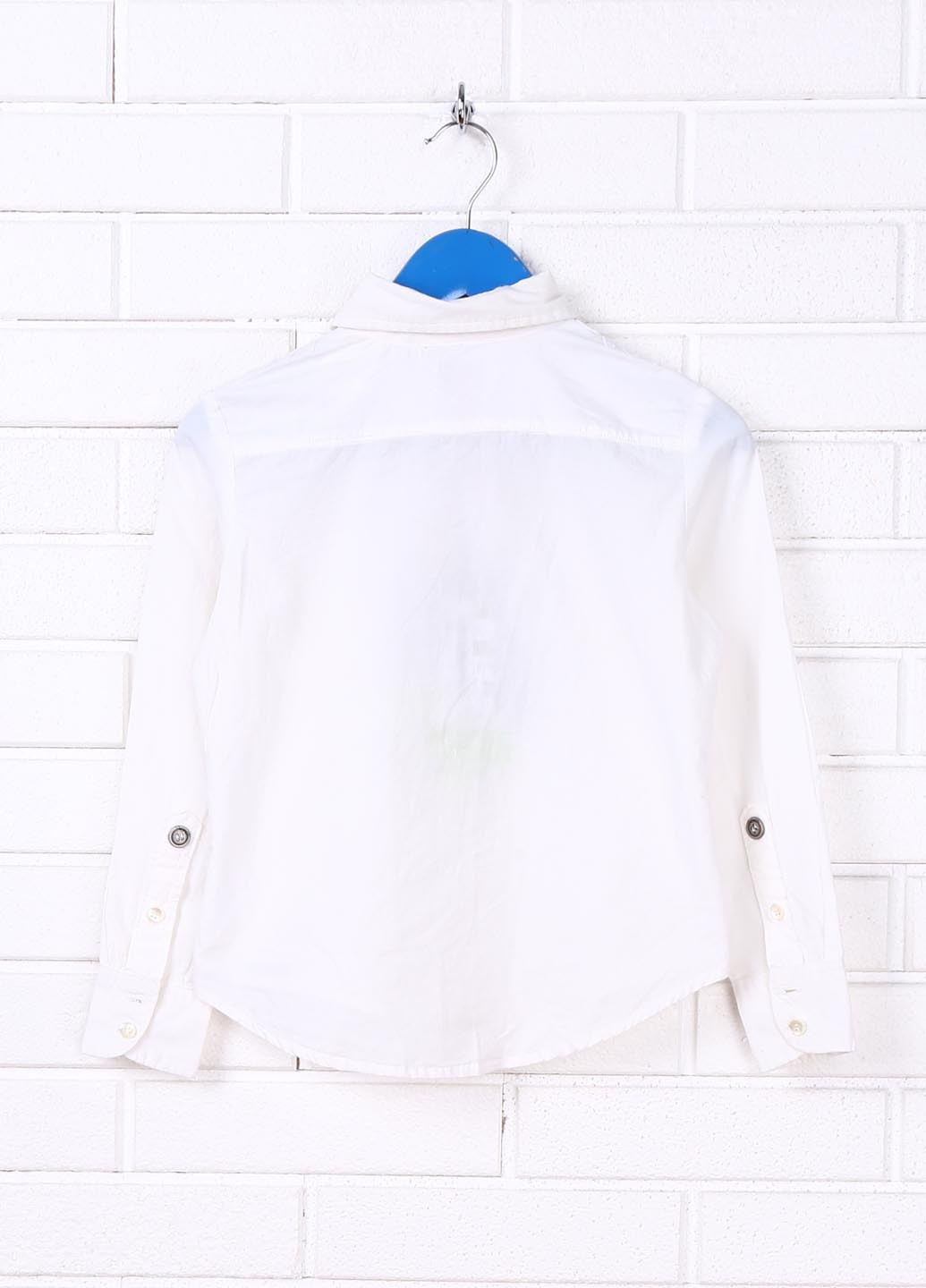 Белая кэжуал рубашка Energie с длинным рукавом