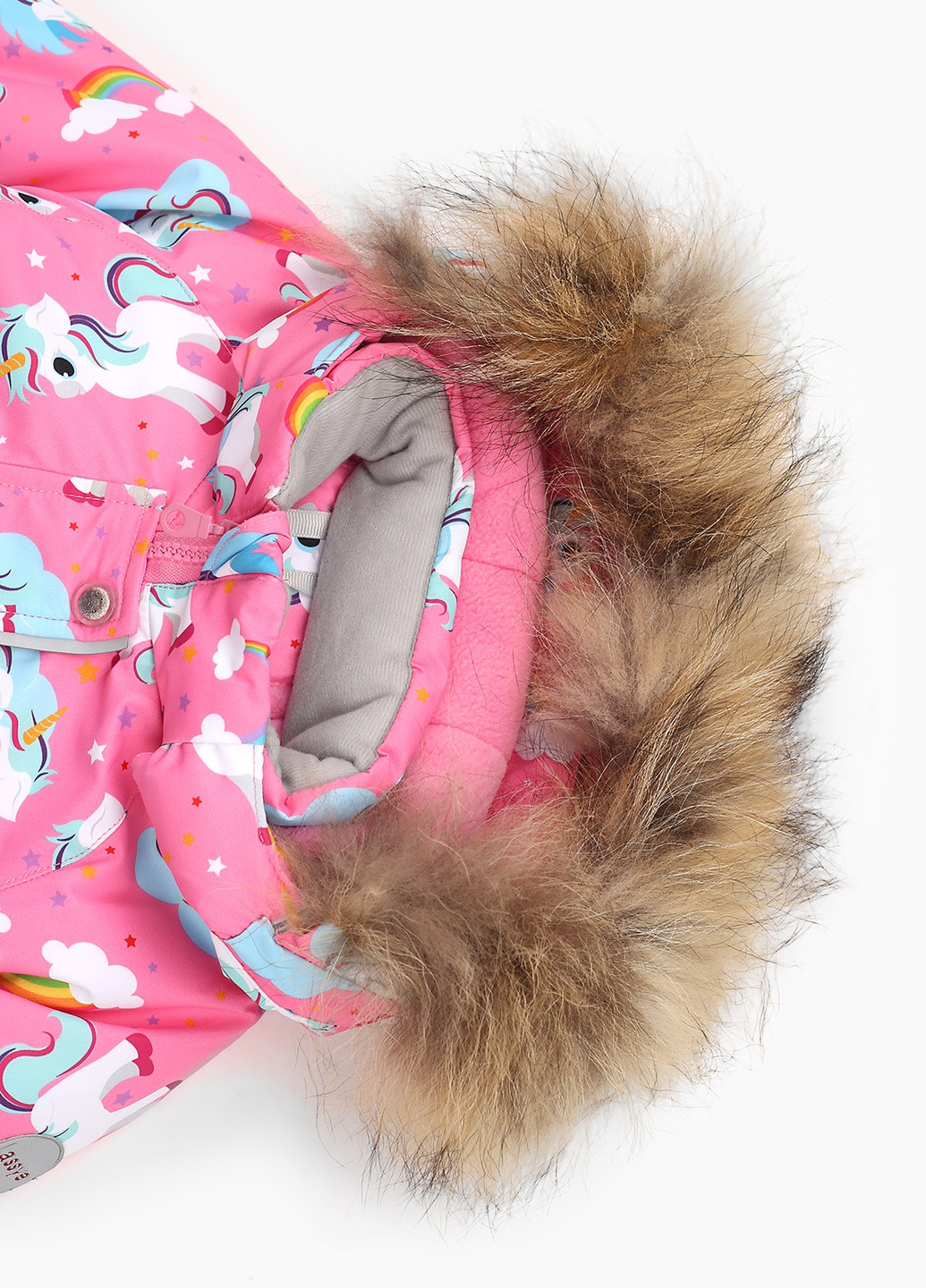 Розовая зимняя куртка Snowgenius