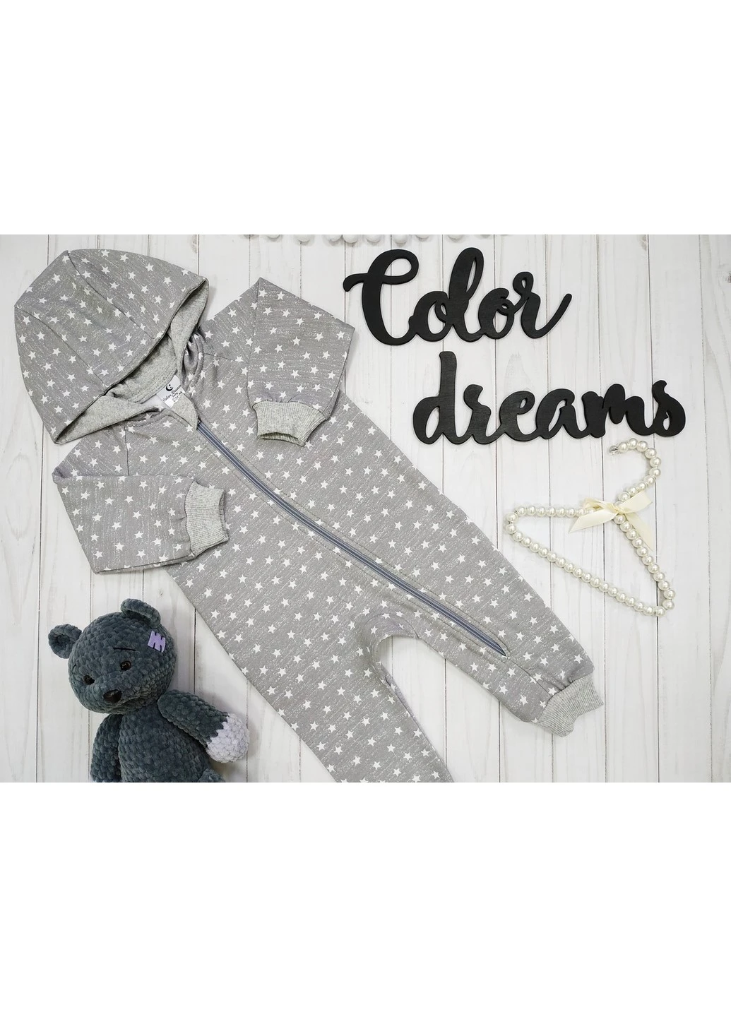 Комбінезон-сліп 1017/110 92 см Комбінований Color Dreams (223525248)