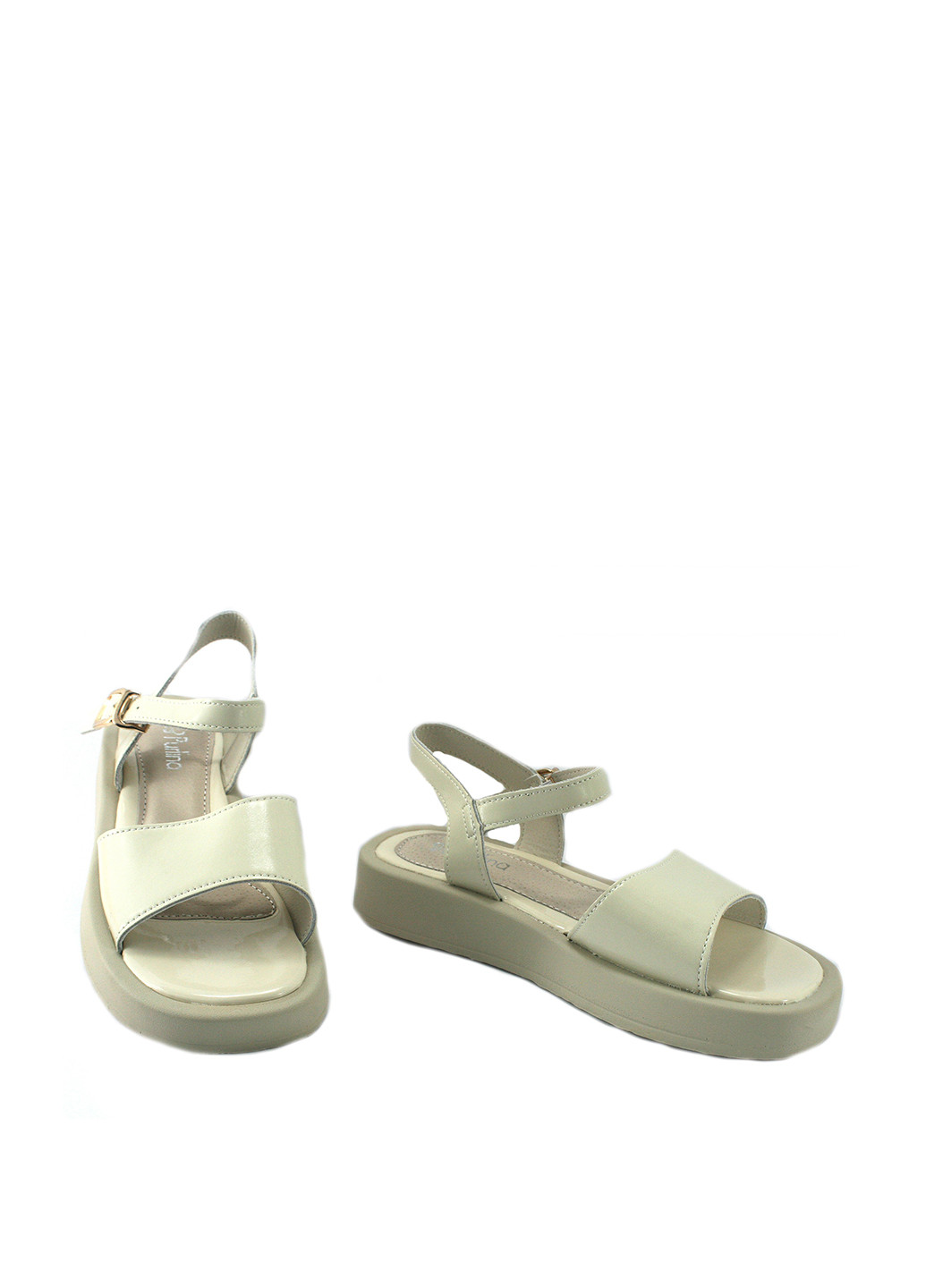 Бежевые босоножки No Brand с ремешком