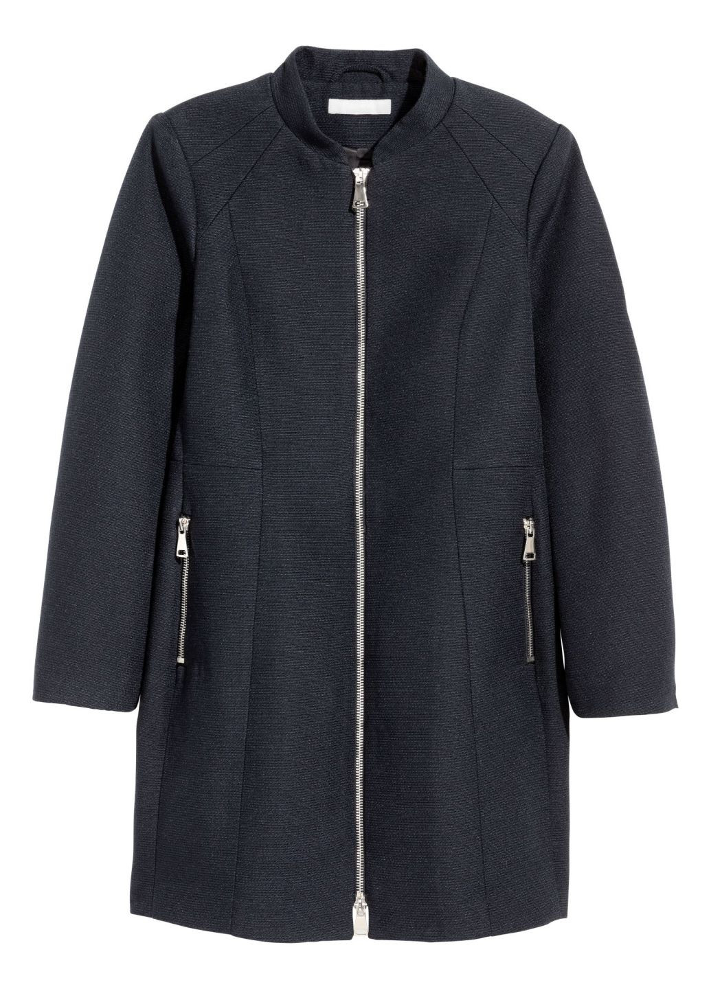 Темно-синее демисезонное Пальто H&M