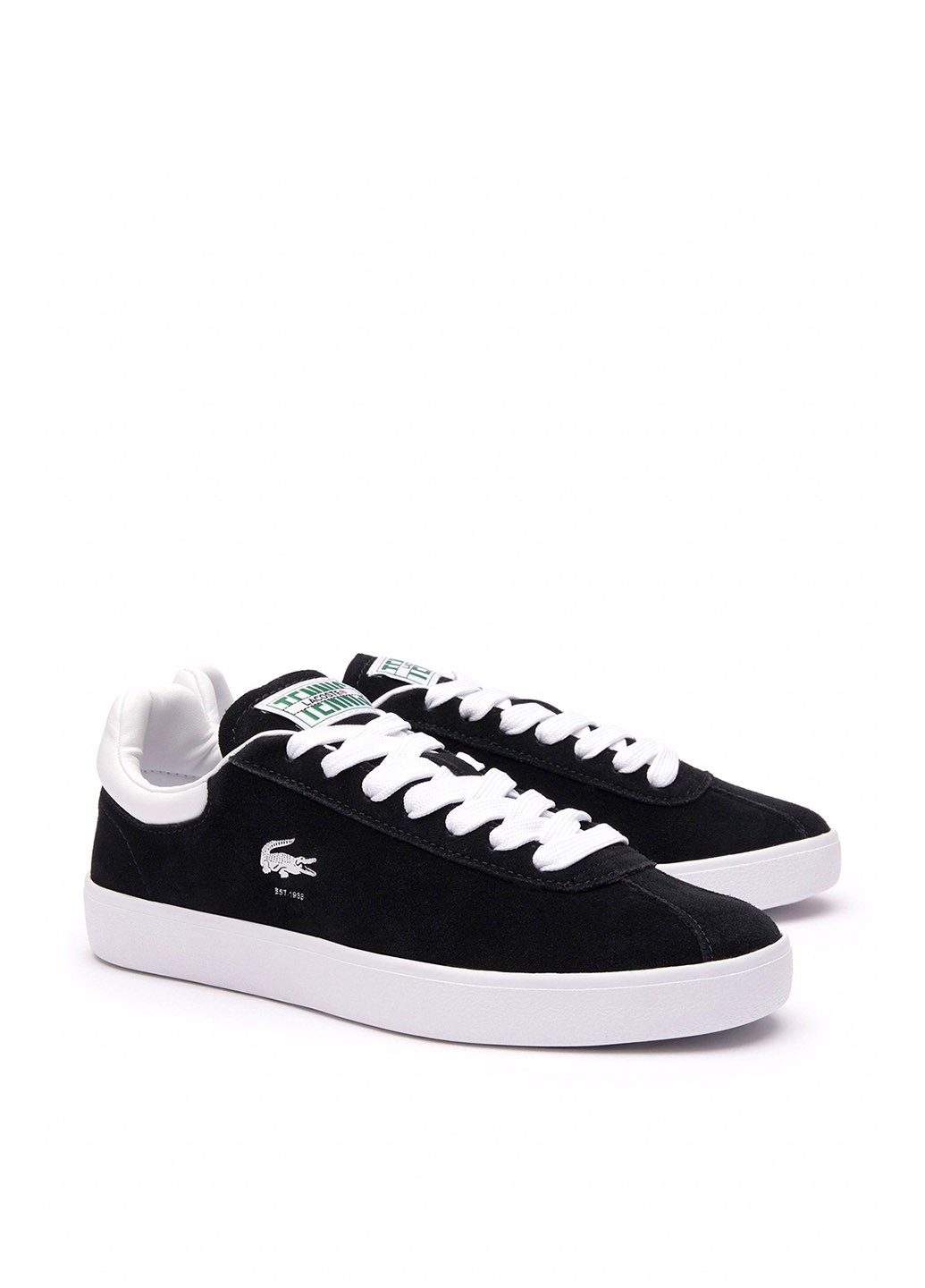 Черные кеды Lacoste BASESHOT