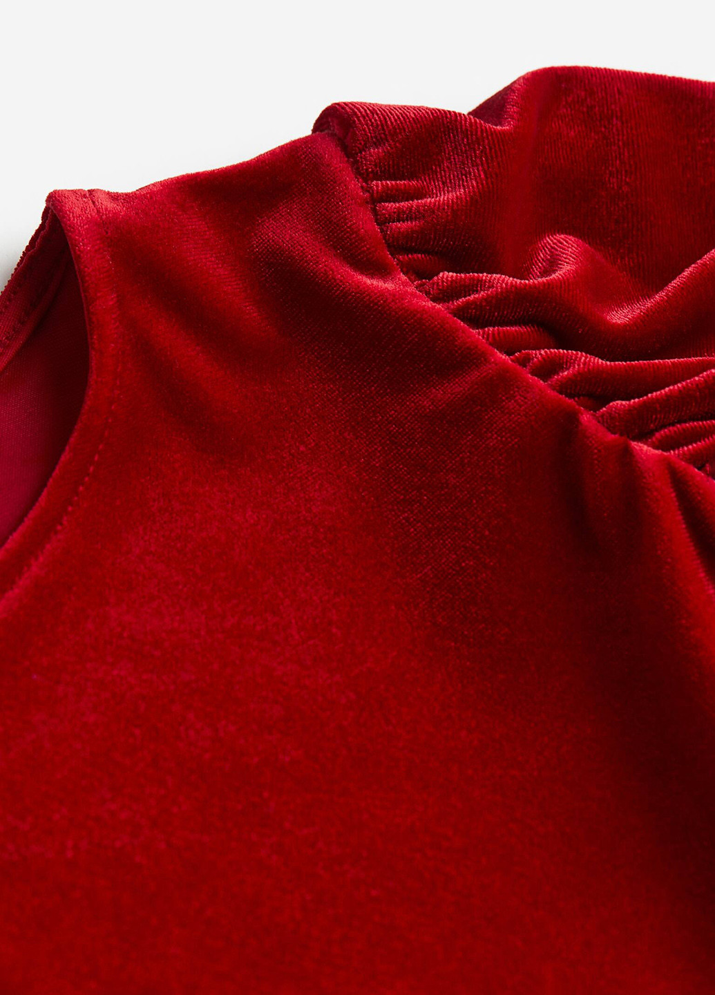 Червоний літній костюм (блуза, спідниця) H&M