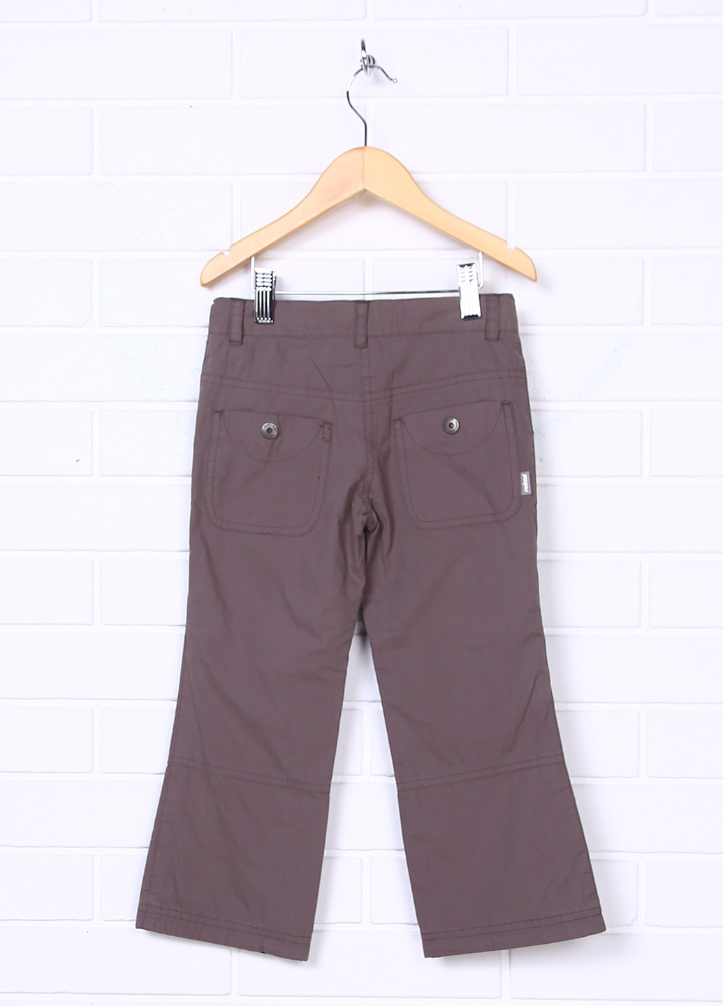 Темно-серые кэжуал демисезонные брюки прямые Reima