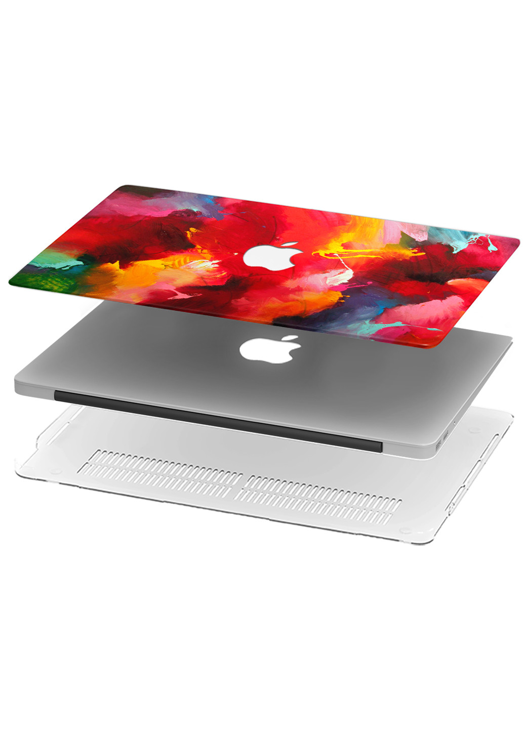 Чехол пластиковый для Apple MacBook Pro 13 A1706 / A1708 / A1989 / A2159 / A1988 Краски (Paints) (9648-1860) MobiPrint (218538747)