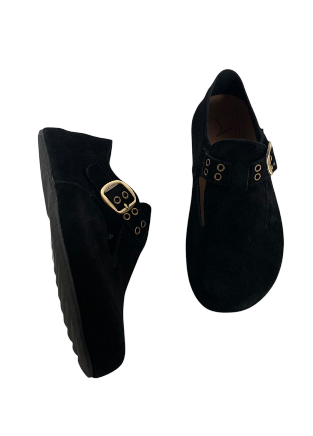 ALLSY Туфли черный з натуральная замша, китай — демисезон (329348858)