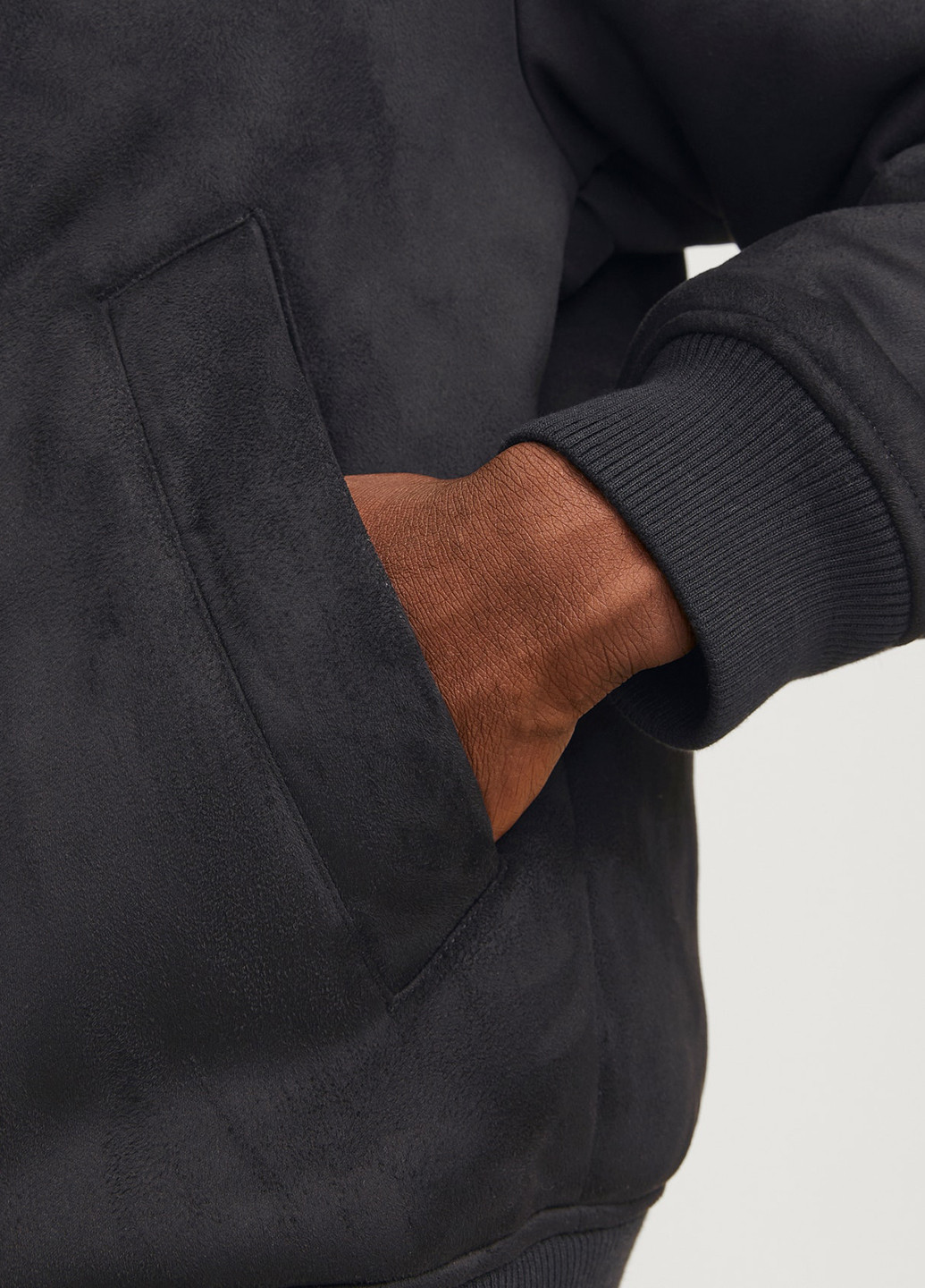 Чорна демісезонна куртка Jack & Jones