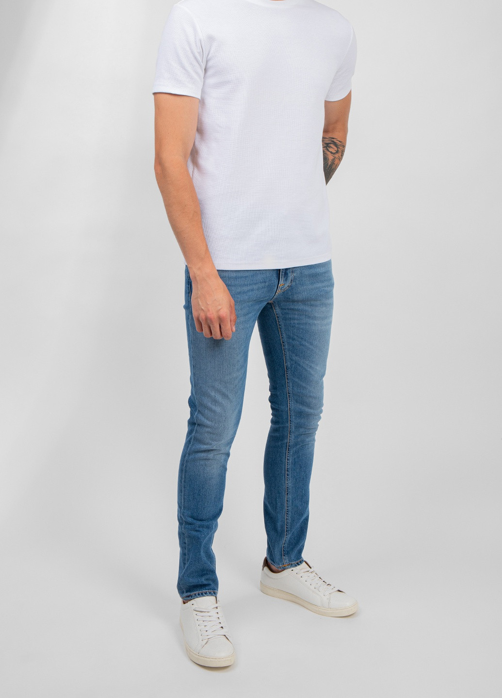 Темно-сині джинси skinny Nudie Jeans (238189930)