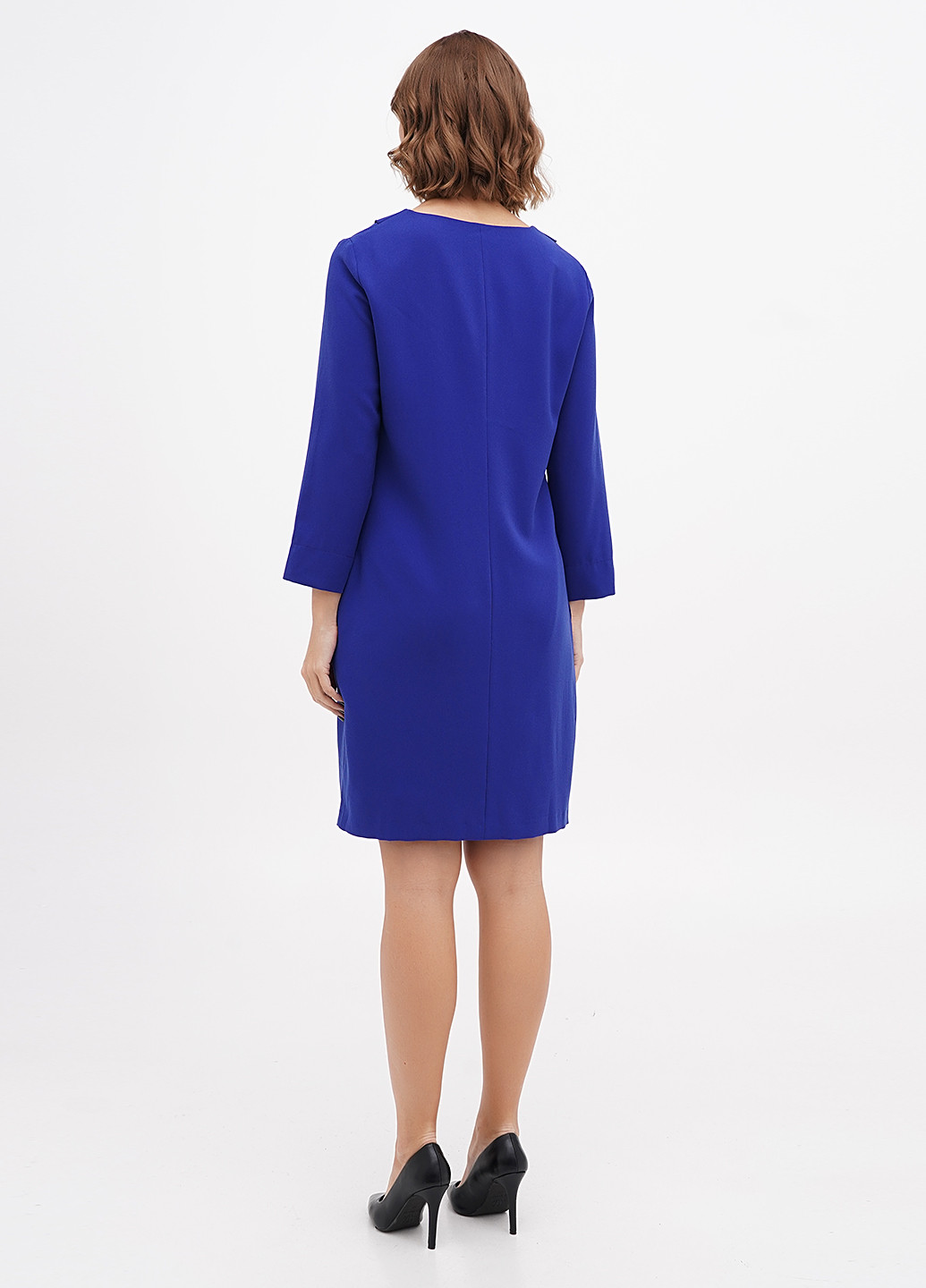 Синя кежуал сукня Sassofono однотонна