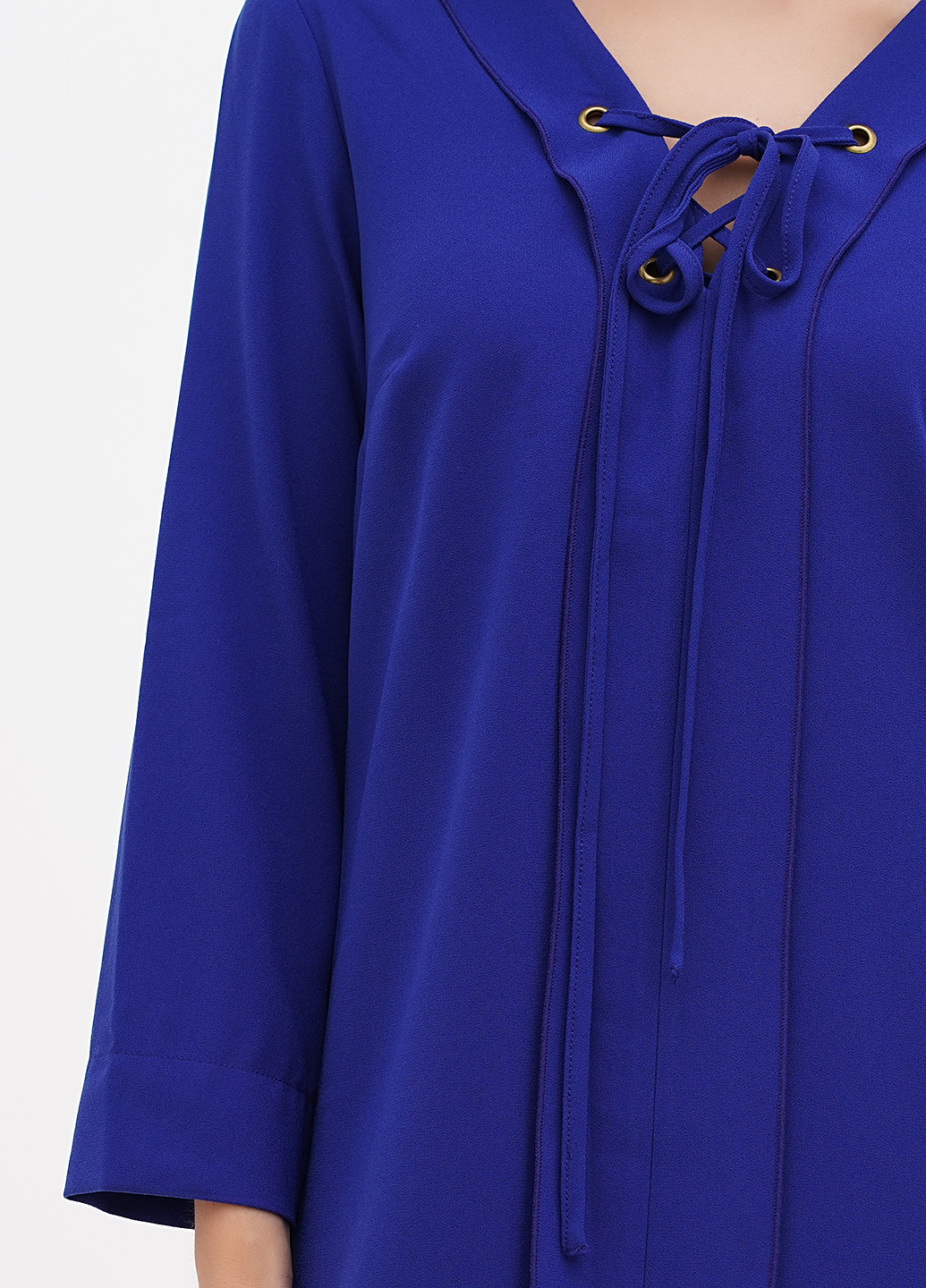 Синя кежуал сукня Sassofono однотонна