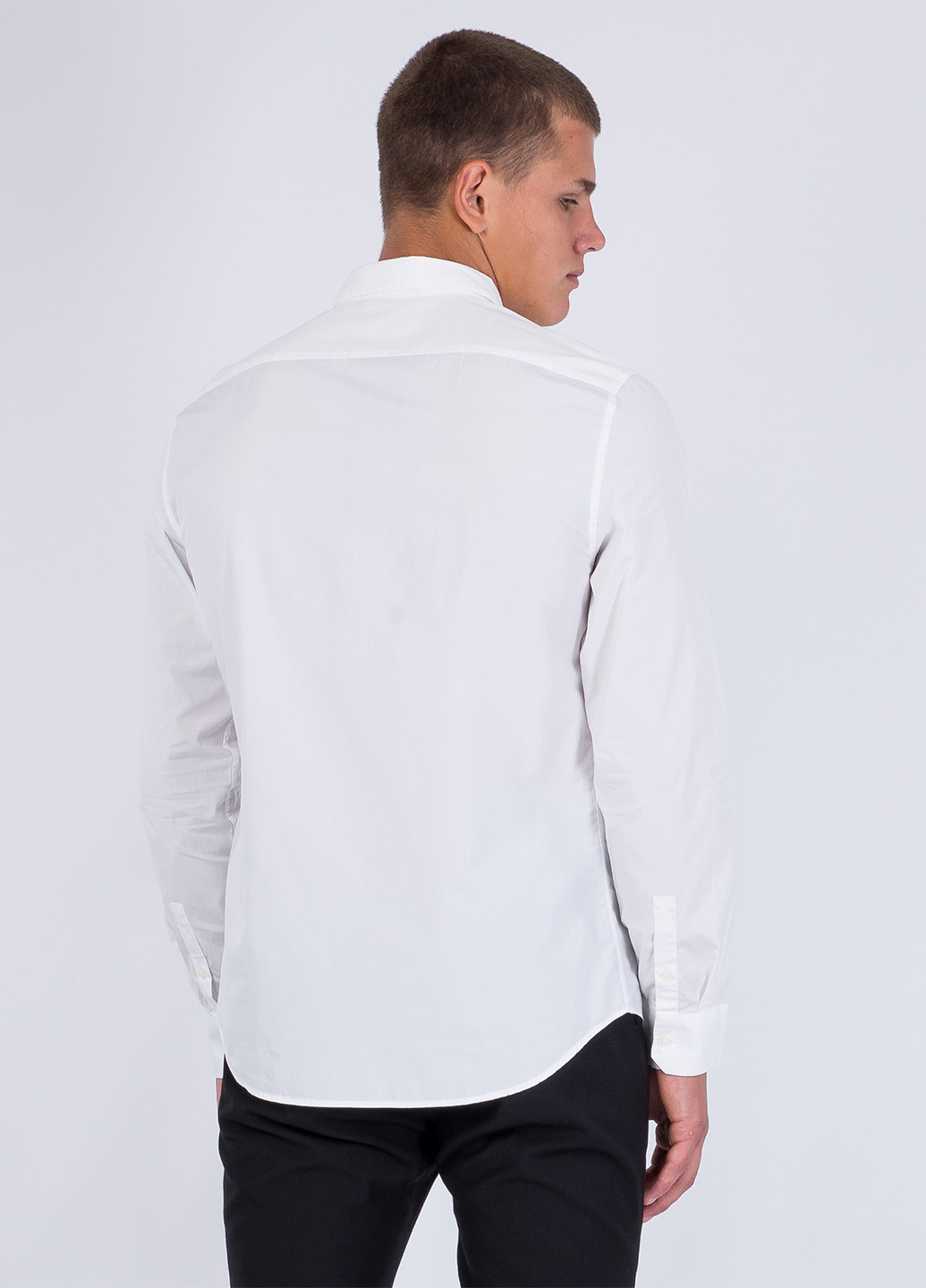 Белая кэжуал рубашка с геометрическим узором Jack & Jones