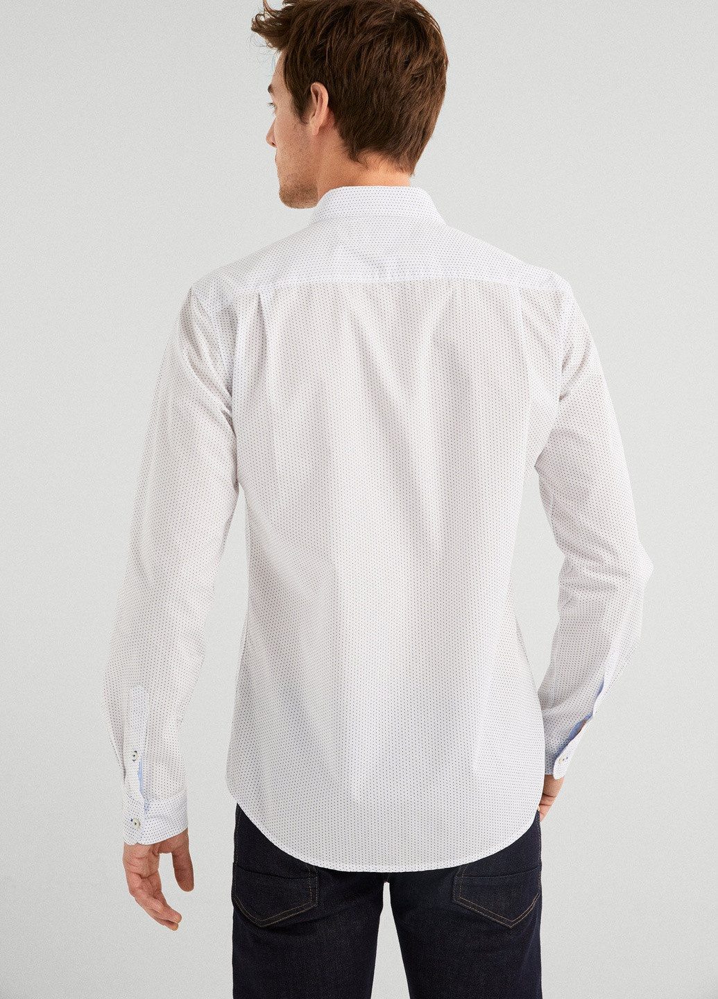 Белая рубашка с рисунком Springfield