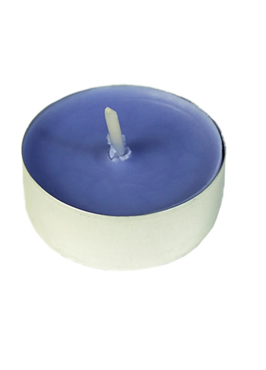 Аромасвечи чайные круглые ЛЕСНЫЕ ЯГОДЫ набор 6 штук, плавающие хозяйственные парафиновые ароматные свечи No Brand (255371557)