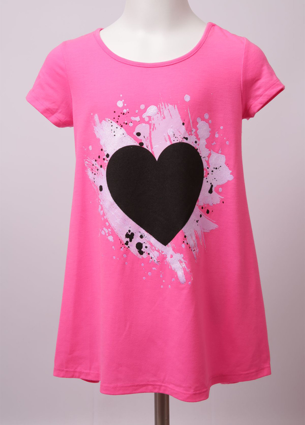 Малиновая летняя футболка Justice