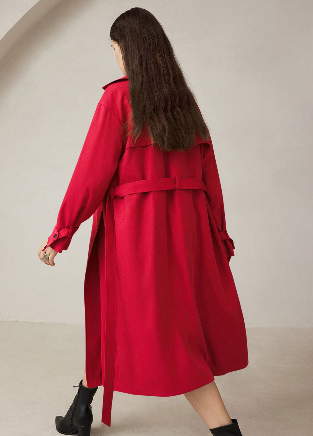 Плащ SHEIN тренчкот на гудзиках демісезон (316555411)