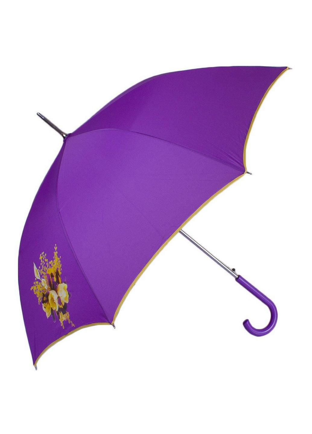 Фиолетовый зонт-трость полуавтомат 105 см Airton (197762214)